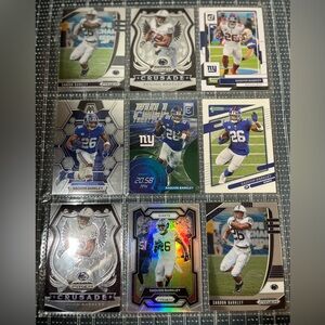🏈 Saquon Barkley NFL Football Sports Trading Cards  - Lot of 9